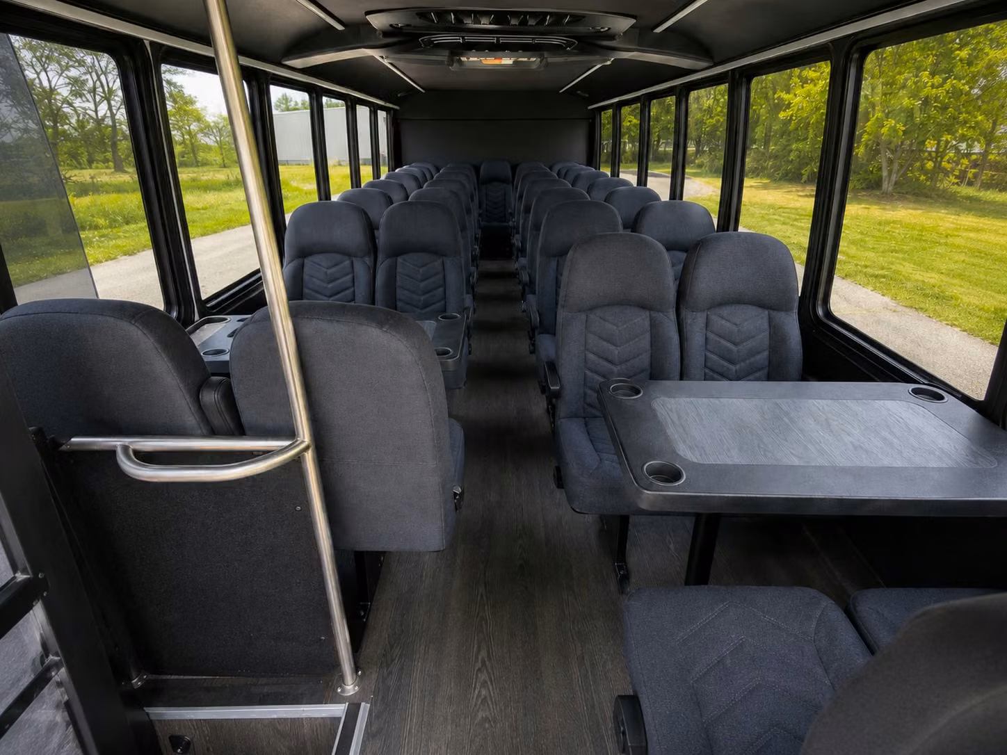 18 passenger minibus inside