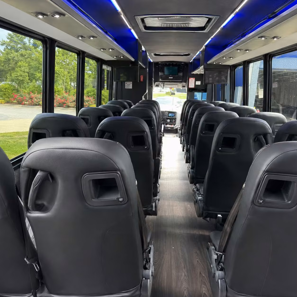 30 passenger minibus inside