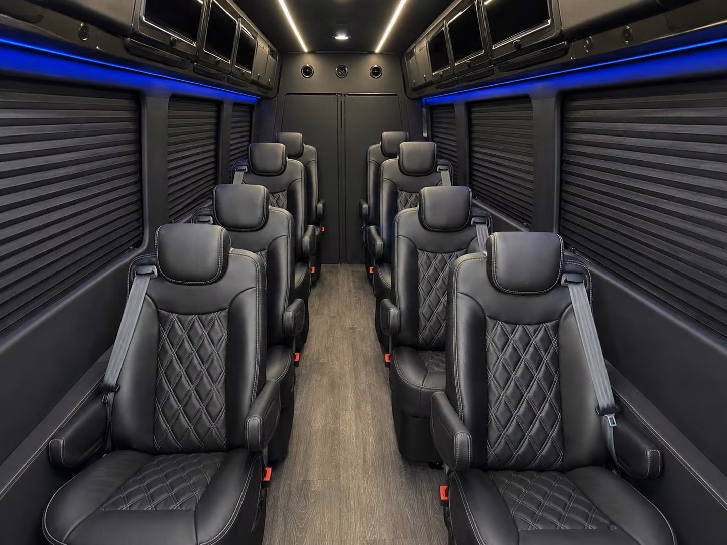 sprinter van with driver interior